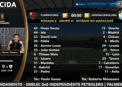 Transmissão em áudio - Torcida CONMEBOL Libertadores - Sporting Cristal vs.  Flamengo (21:40)  🇵🇪🏆🇧🇷 #Sporting Cristal 🆚 #Flamengo! Transmissão  EM ÁUDIO nesta TERÇA-FEIRA, a partir das 21:40 de Brasília. ⭐ Torcida