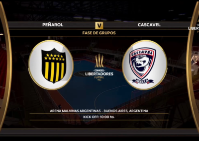 CONMEBOL LIBERTADORES FUTSAL – PEÑAROL X CASCAVEL FUTSAL